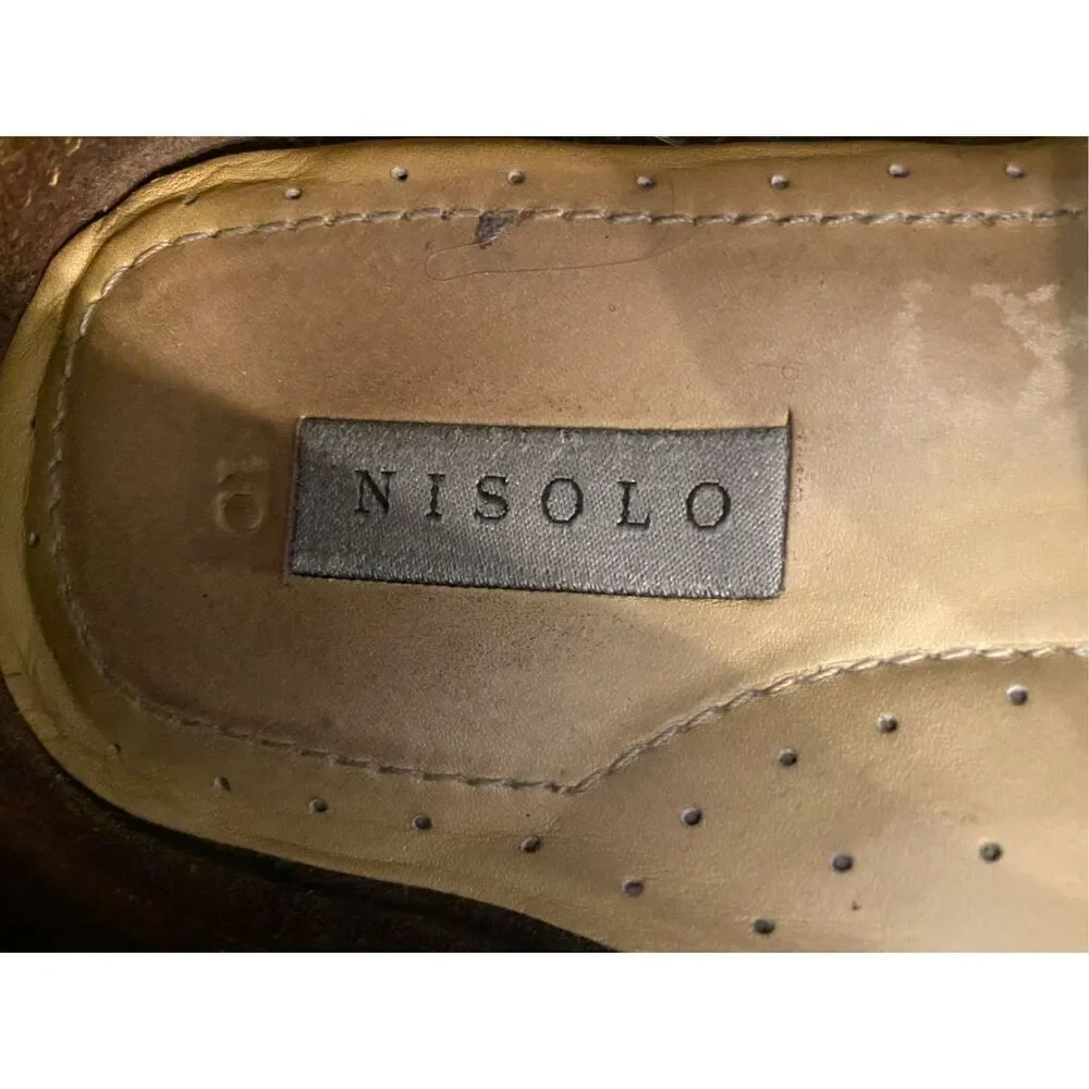 ✅Nisolo Moreno Mens brown Leather slip On Loafers